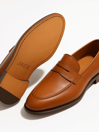 Tan Brown Penny Loafer
