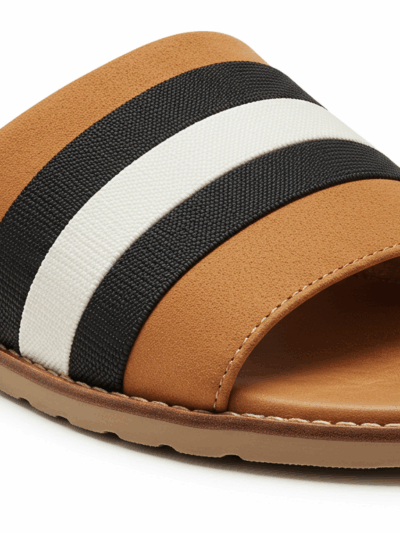 Leather Slip on slide